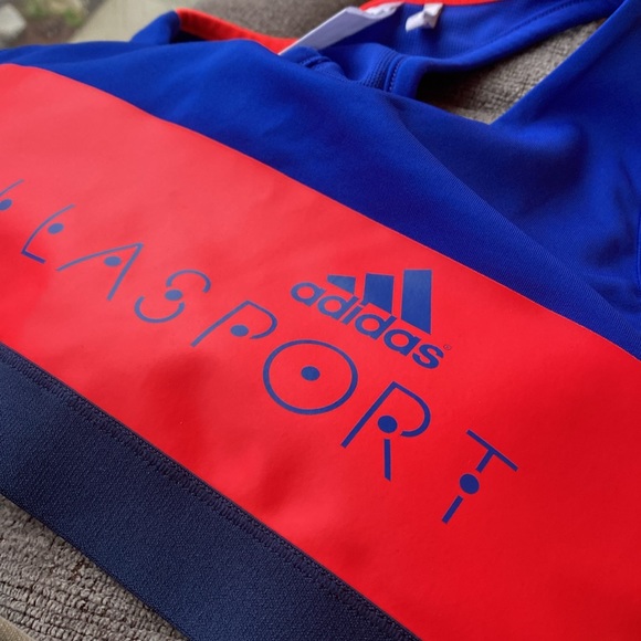 Adidas by STELLASPORT Colourblocked Sport Bra 💙❤️ - Picture 2 of 8